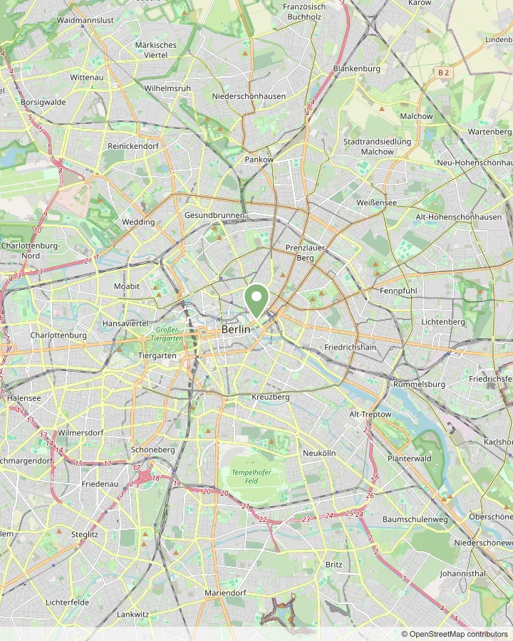 Karte: Einsatzgebiet Berlin und Umgebung