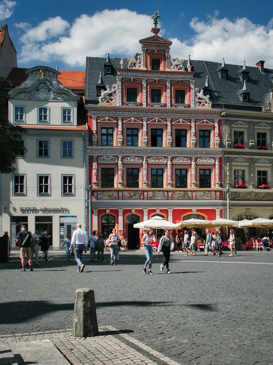 Fischmarkt in der Erfurter Altstadt