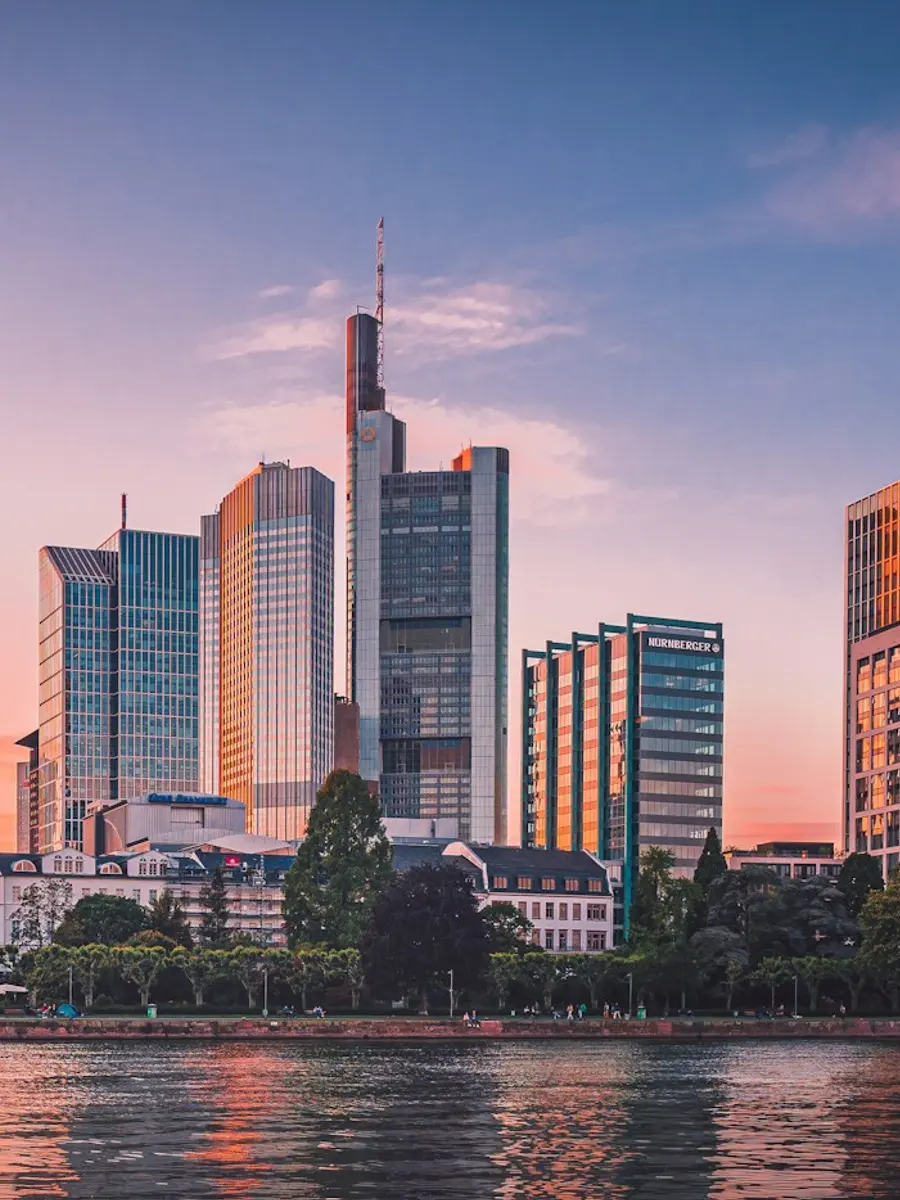 Frankfurter Skyline am Main